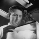 Schaefer en el laboratorio a punto de conseguir la nieve artificial. Getty